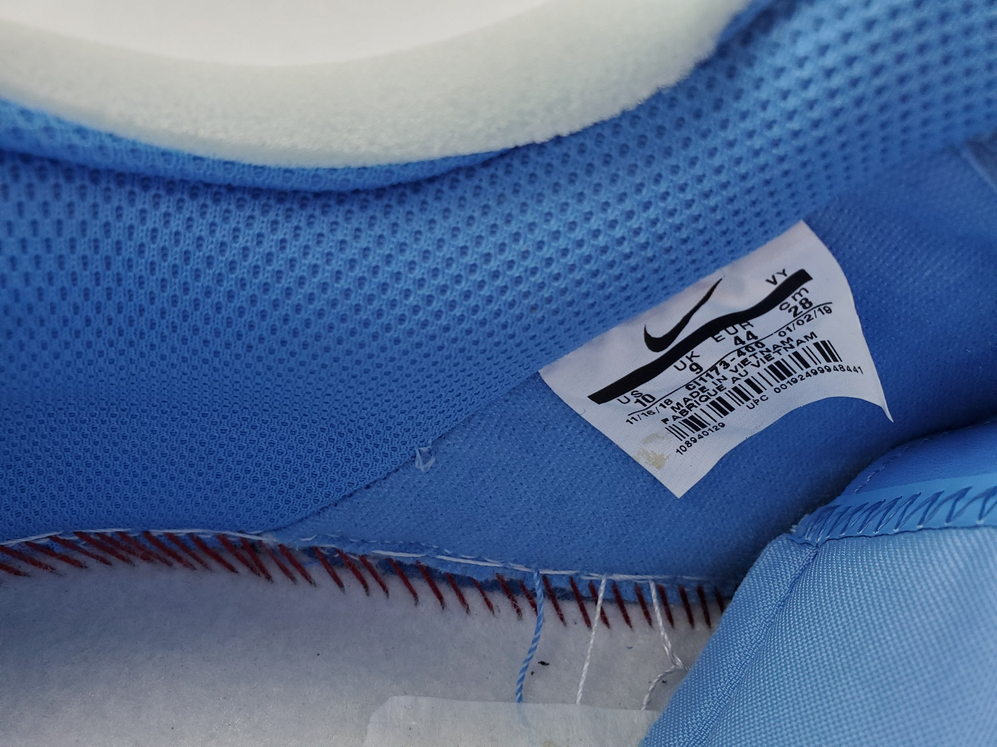 Air Force 1 Low Off-White MCA University Blue