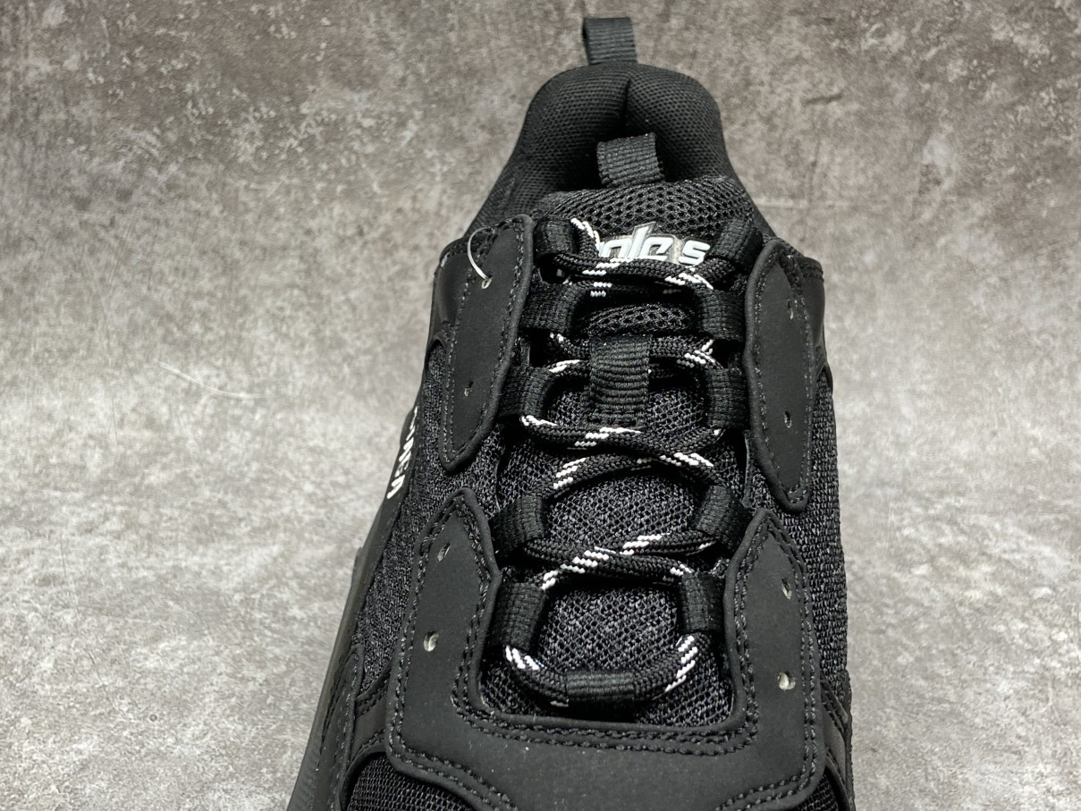 Balenciga Triple S Black Purple Clear Sole