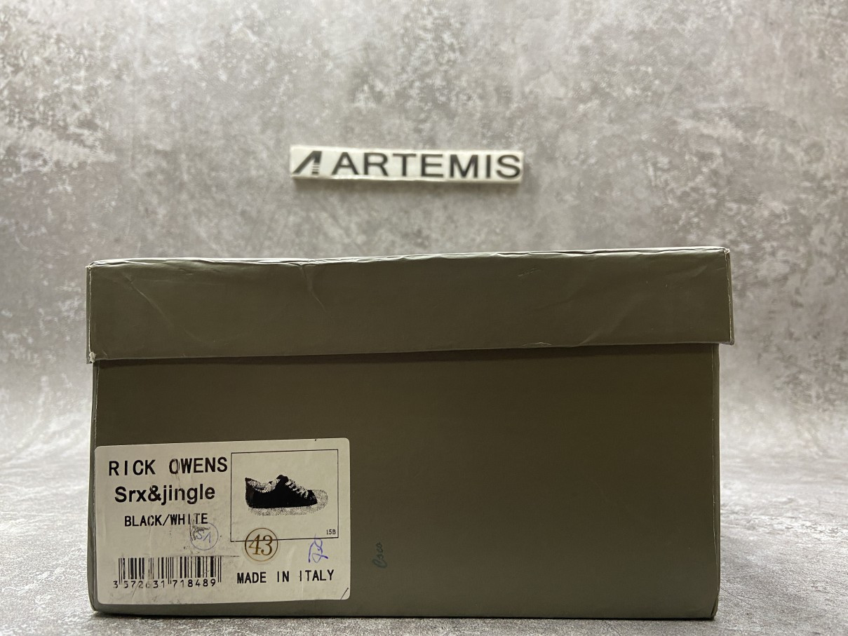 Rick Owens Low Srx & Jingle Black White
