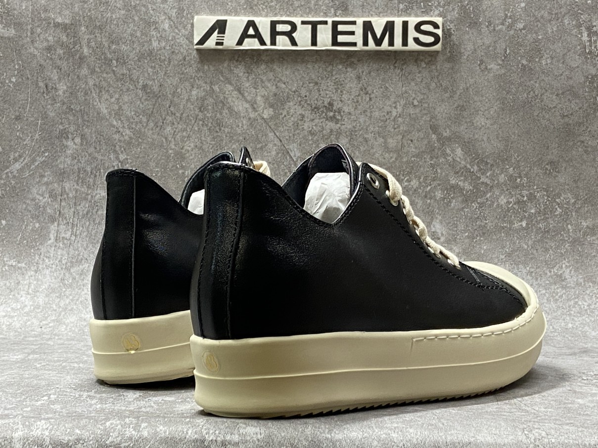 Rick Owens Low Srx & Jingle Black White