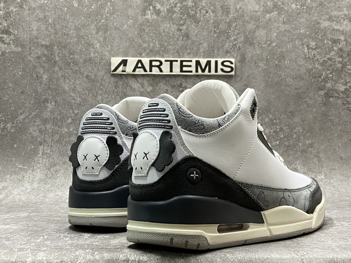 KAWS x Air Jordan 3 Retro SP Grey White