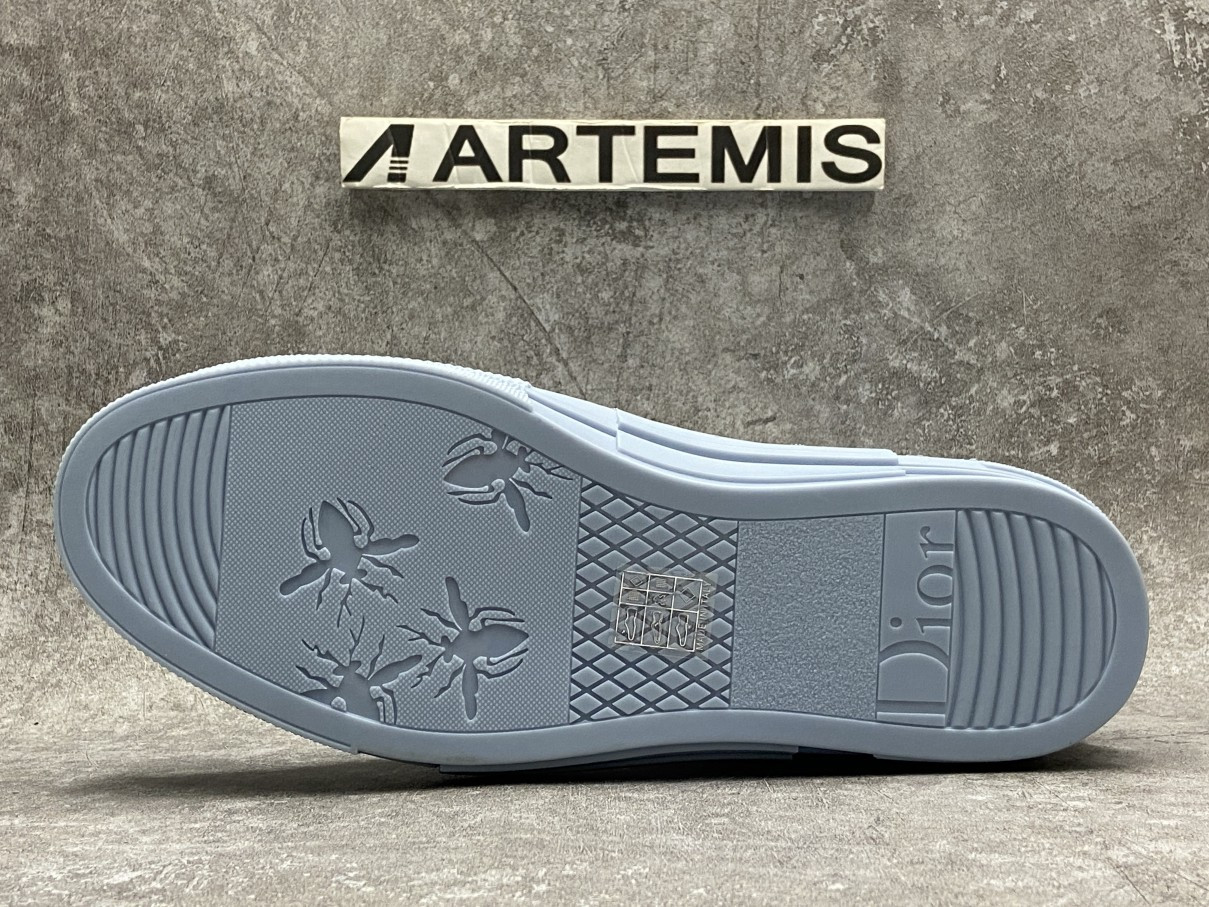 D*or b23 high top daniel arsham light blue