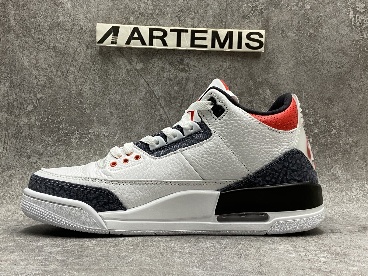 Air Jordan 3 Retro Denim SE Fire Red