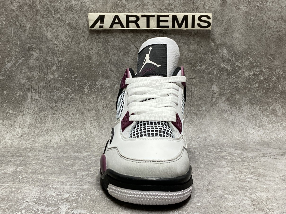 Air Jordan 4 PSG Neutral Grey Bordeaux