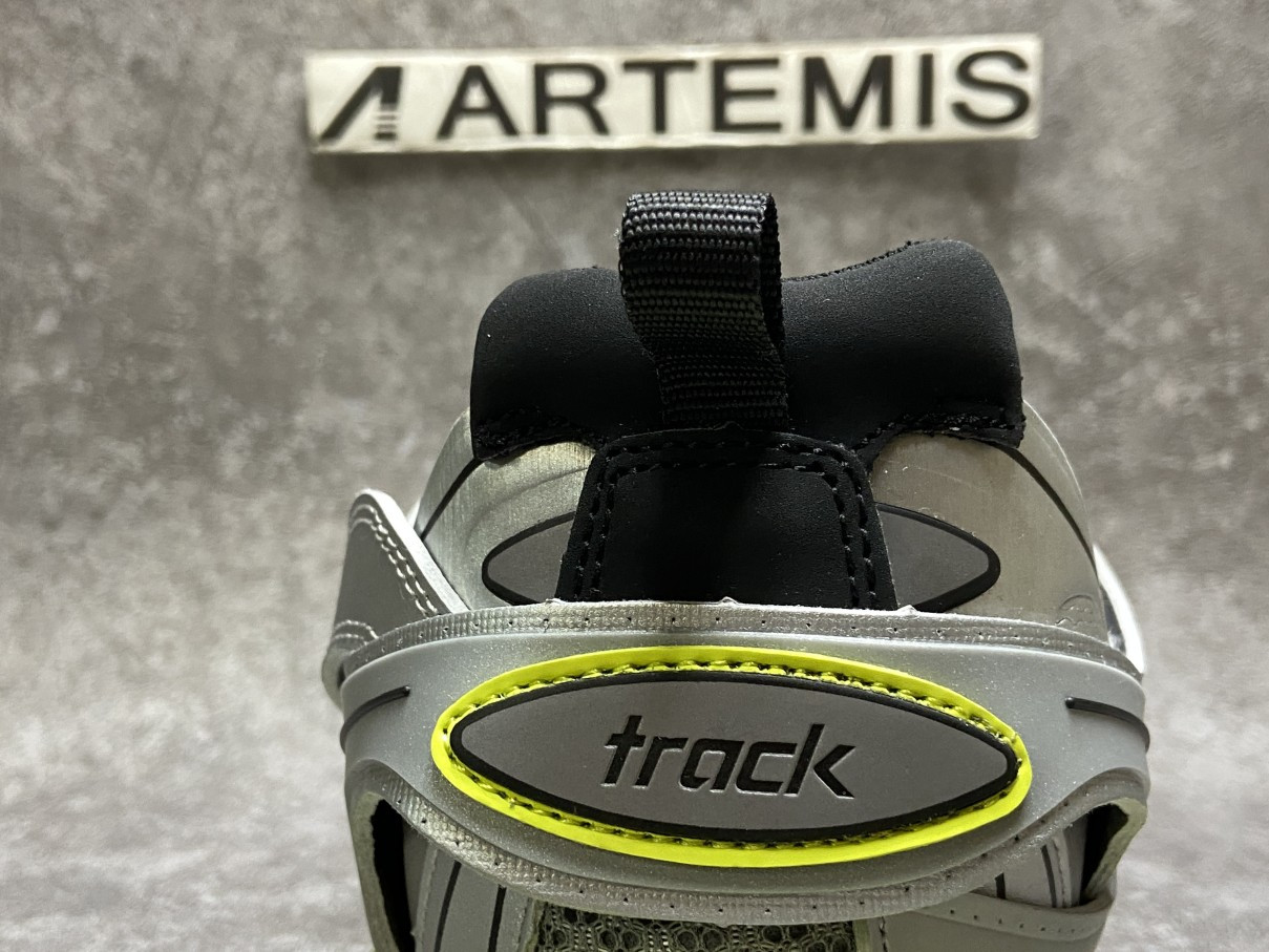 Balenciga Track Silver Neon Yellow