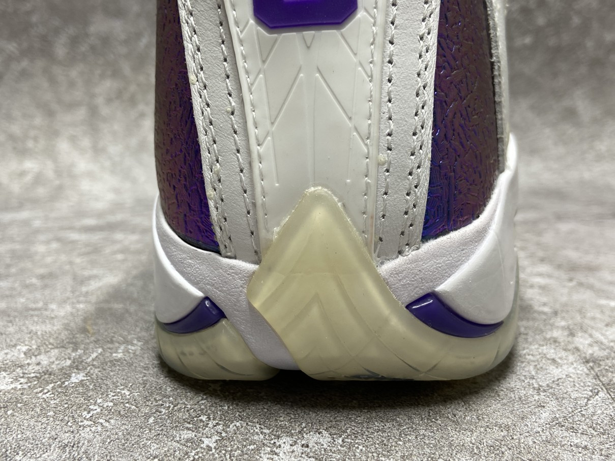 Air Jordan 14 White Purple