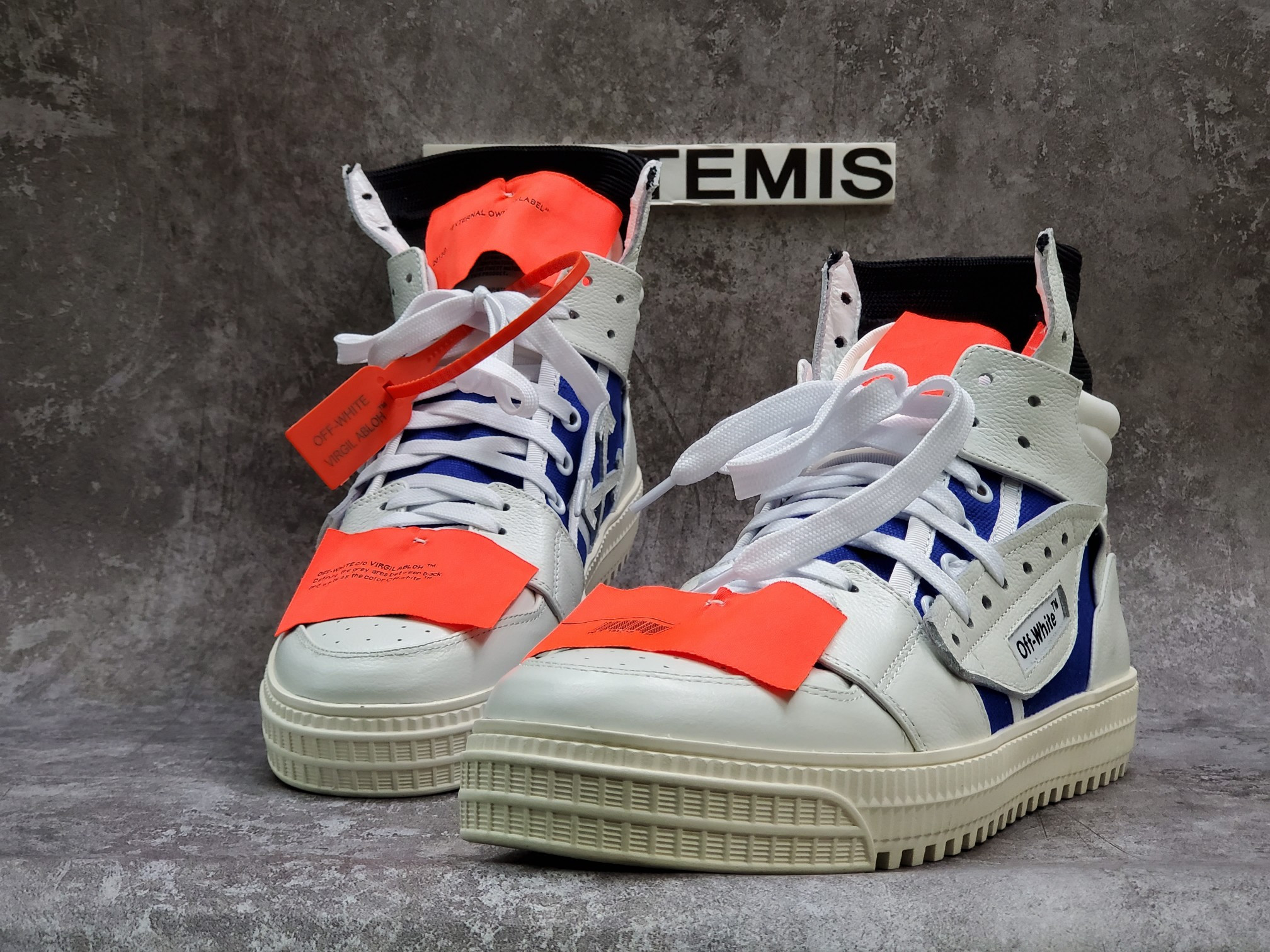 OFF-WHITE Off-Court 3.0 High White Blue