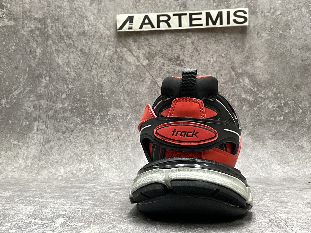 Balenciga Track Sneaker Orange Black