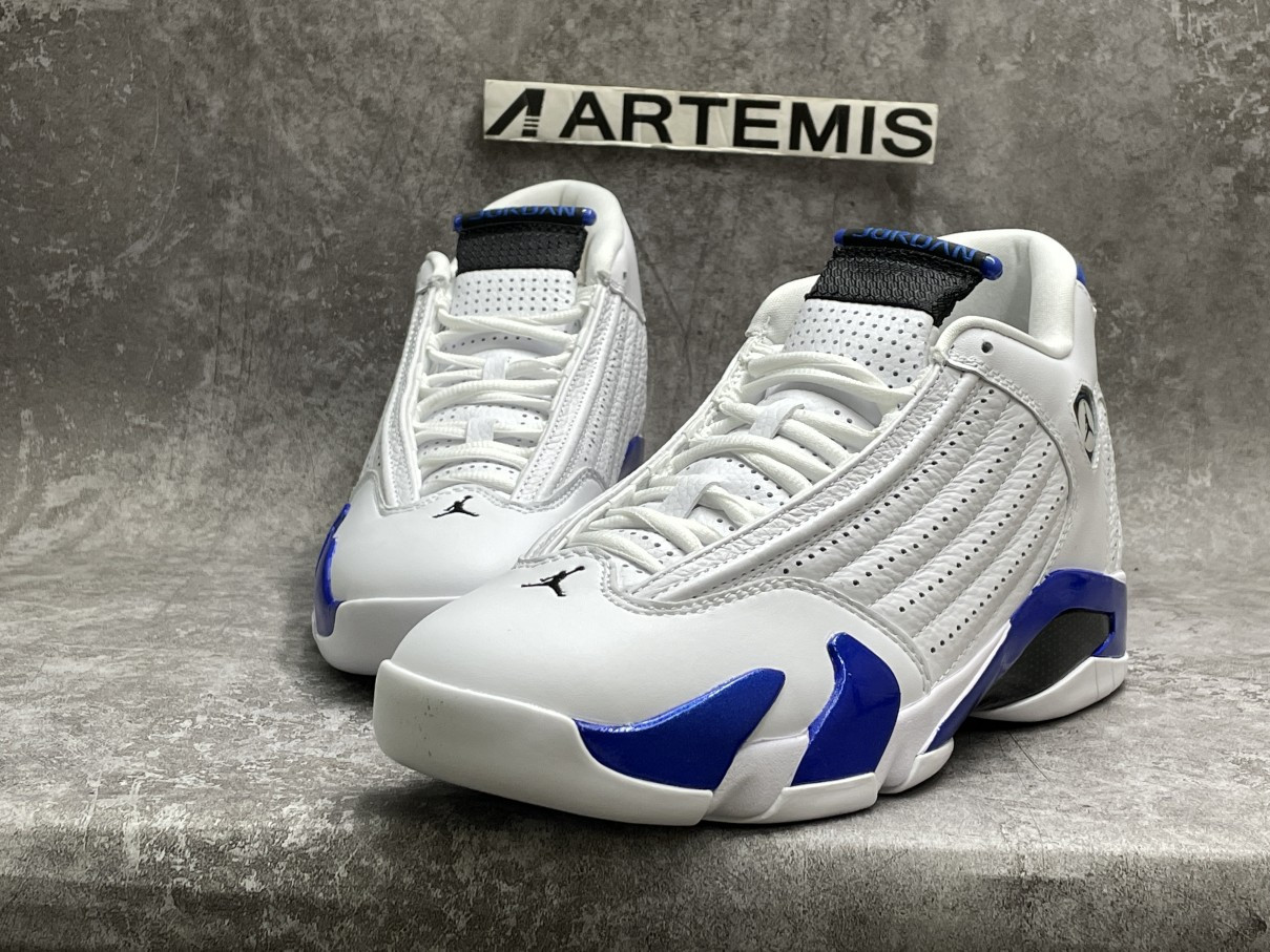Air Jordan 14 Retro White Hyper Royal