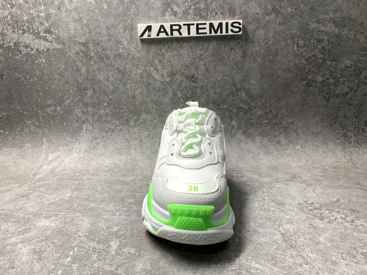 Balenciga Wmns Triple S Sneaker Fluo Green