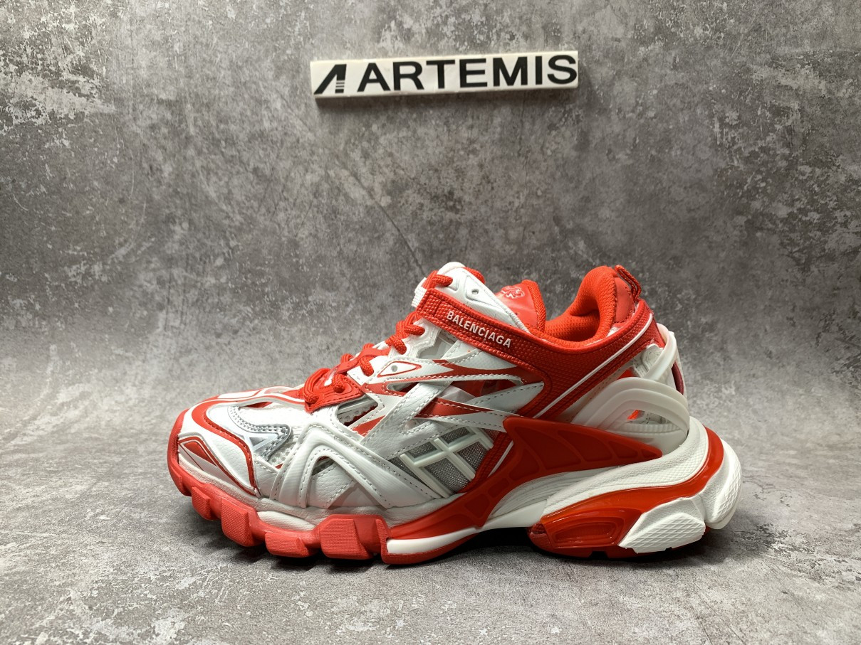 Balenciga Track 2.0 White Red