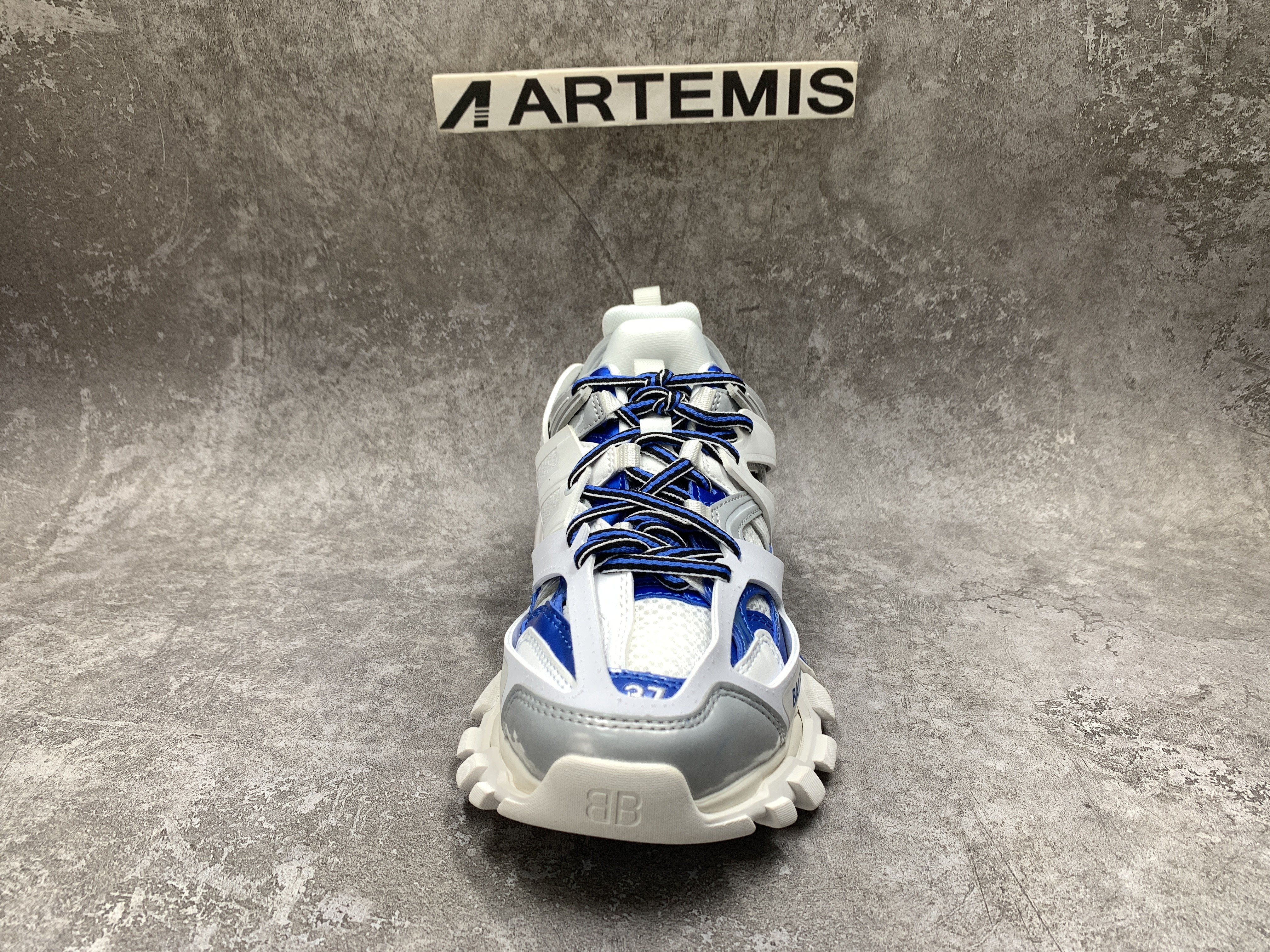 Balenciga Track White Blue
