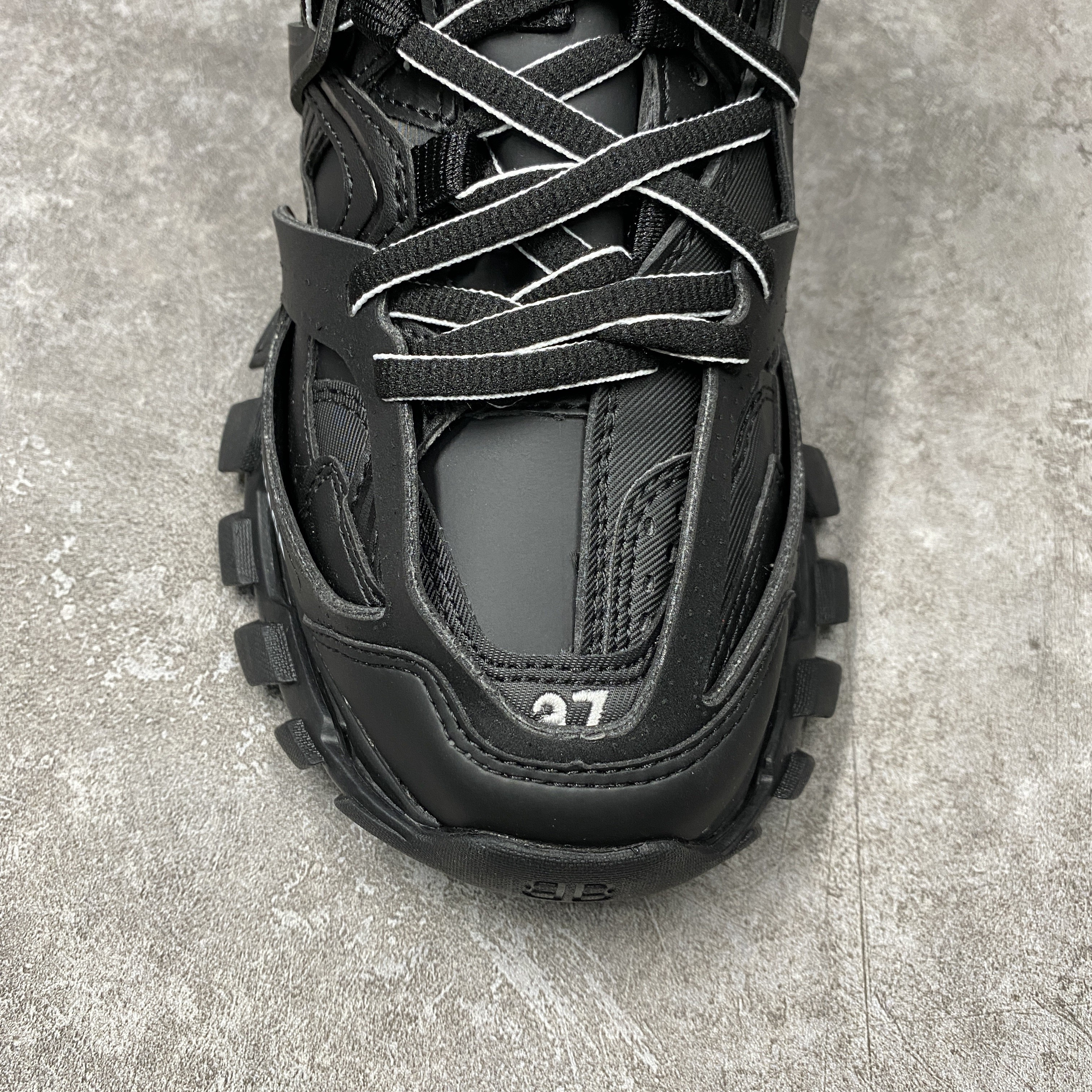 Balenciga Track Hike Black With Leather