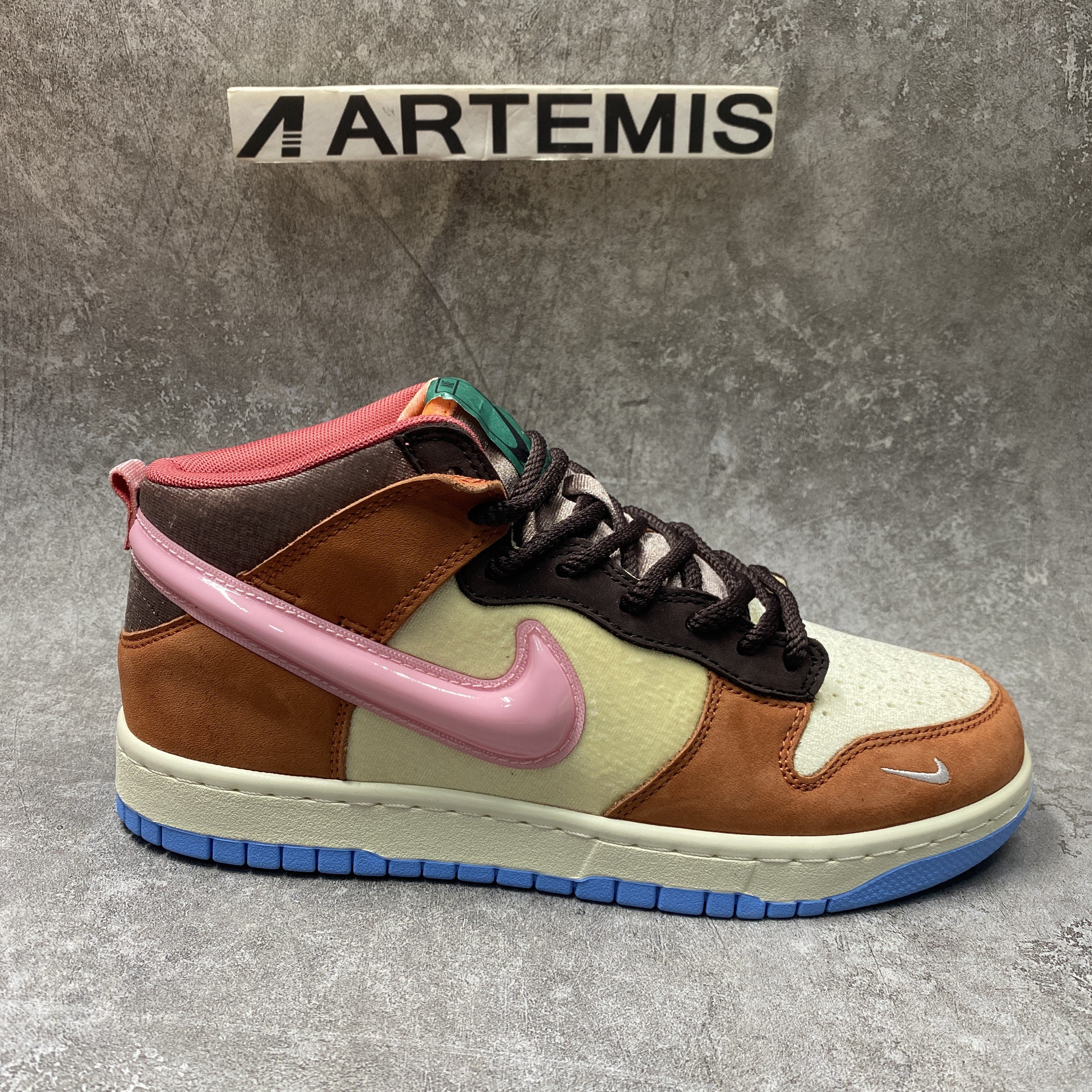 Nike Dunk Mid Social Status Free Lunch Chocolate Milk