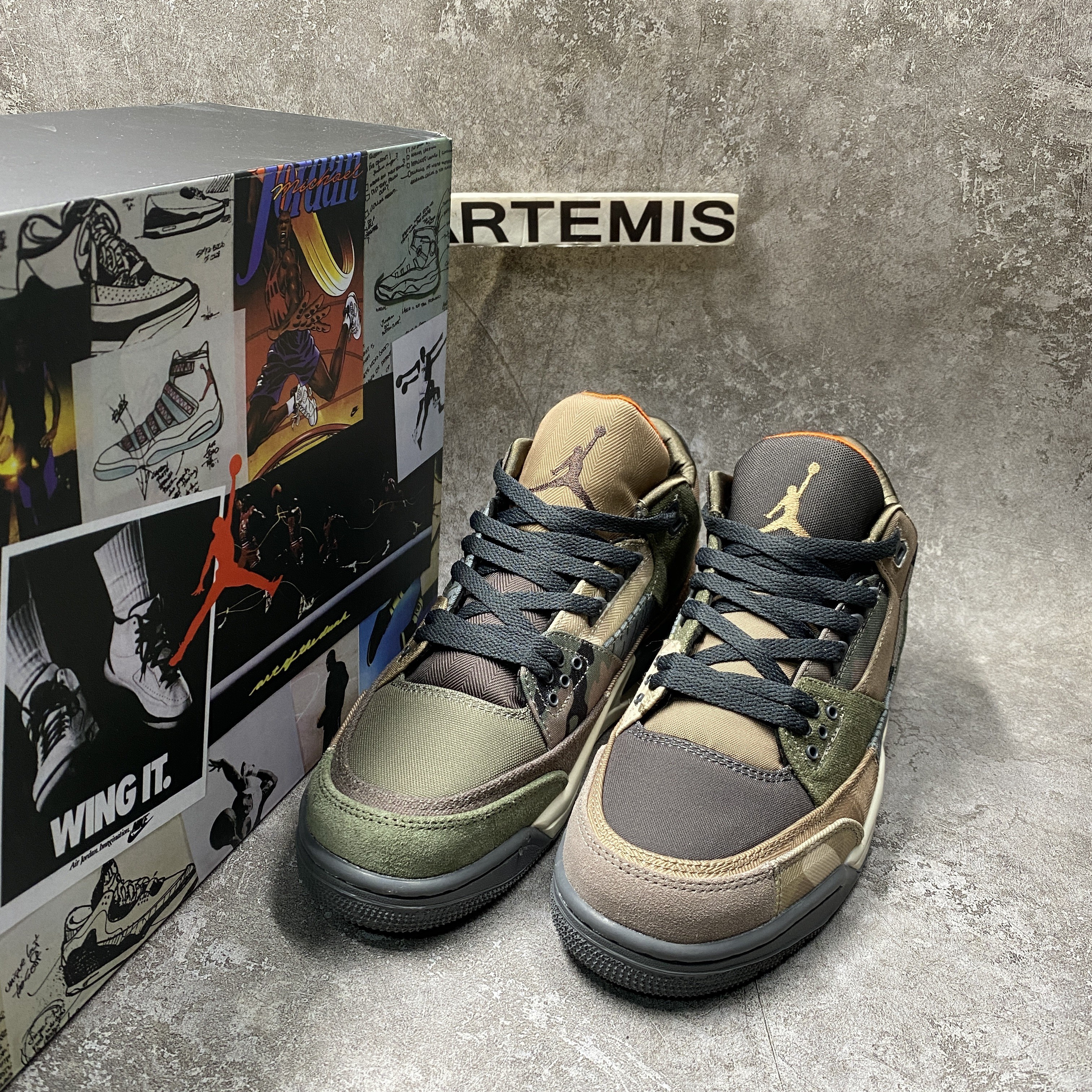 Air Jordan 3 Retro Patchwork Camo