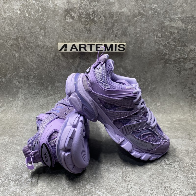 Balenciga Track Sneaker in Light Purple