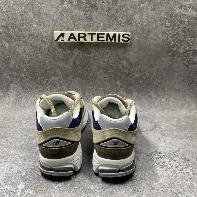 New Balance 2002R Beige Navy Blue