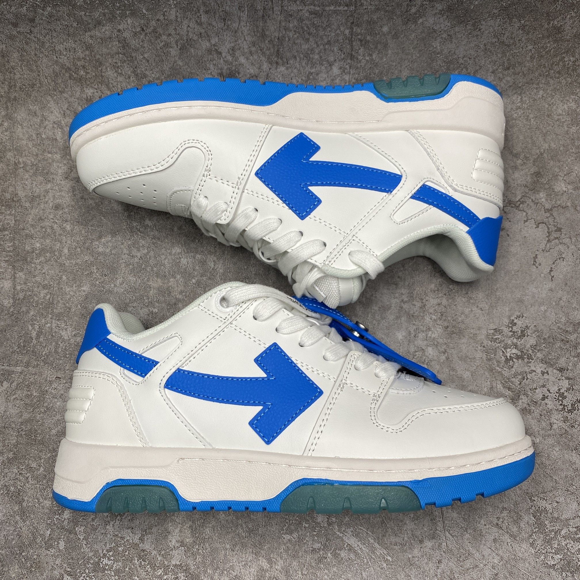 OFF-WHITE Out Of Office OOO Low White Blue
