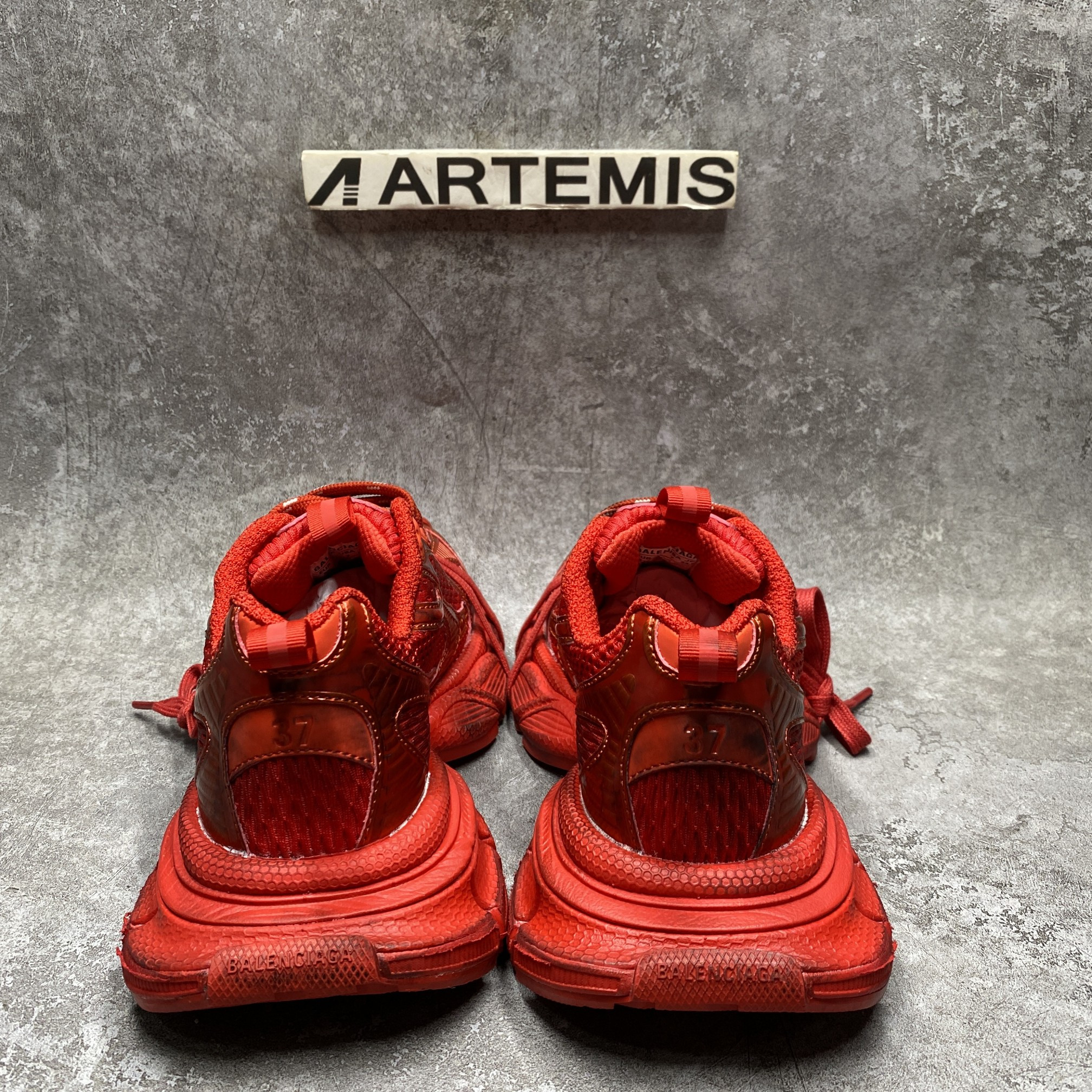 Balenciga 3XL Sneaker in Red