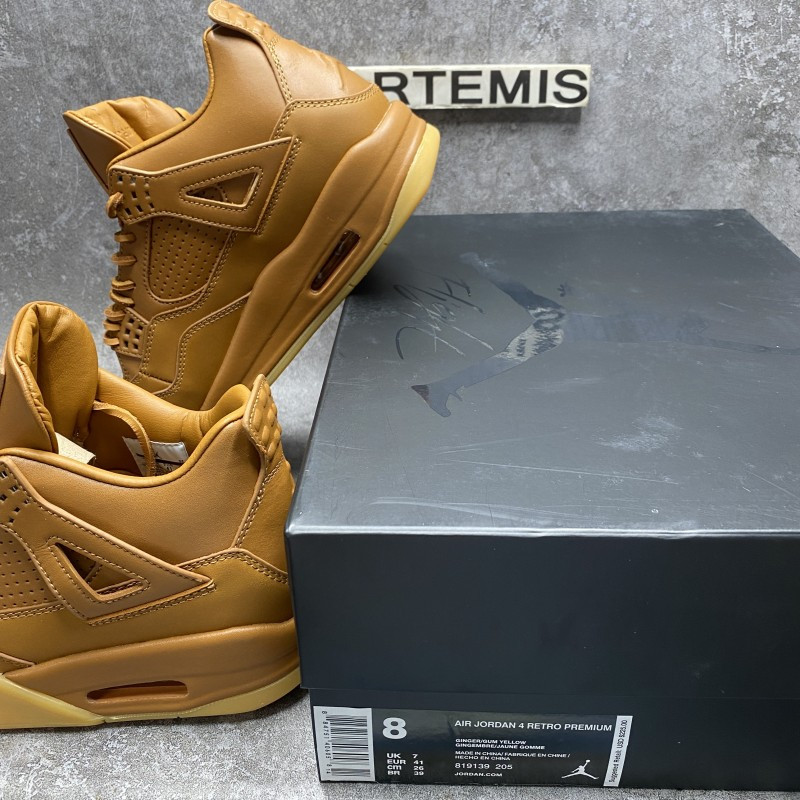 Air Jordan 4 Retro Ginger Wheat