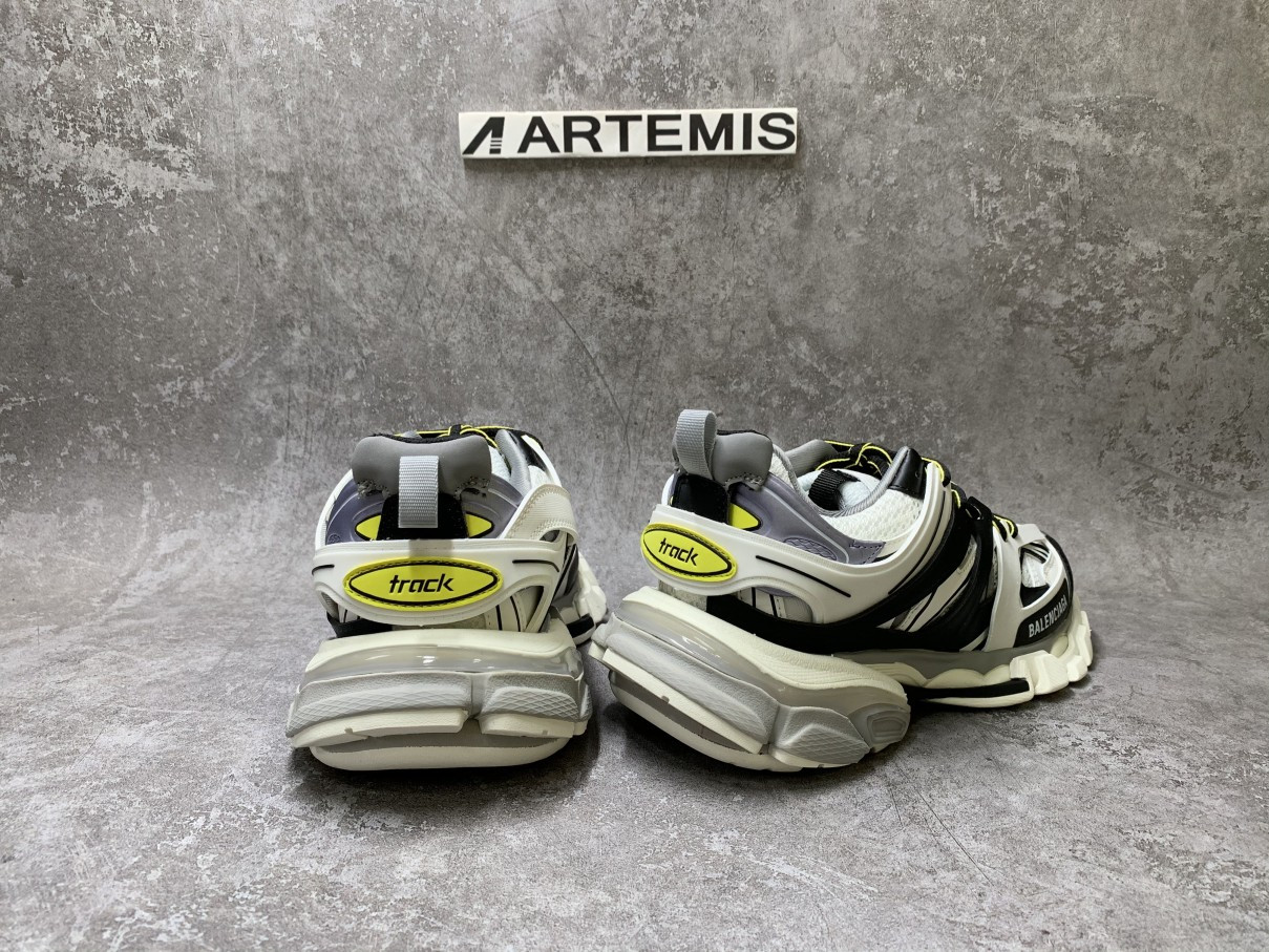 Balenciga Track Trainer White Black