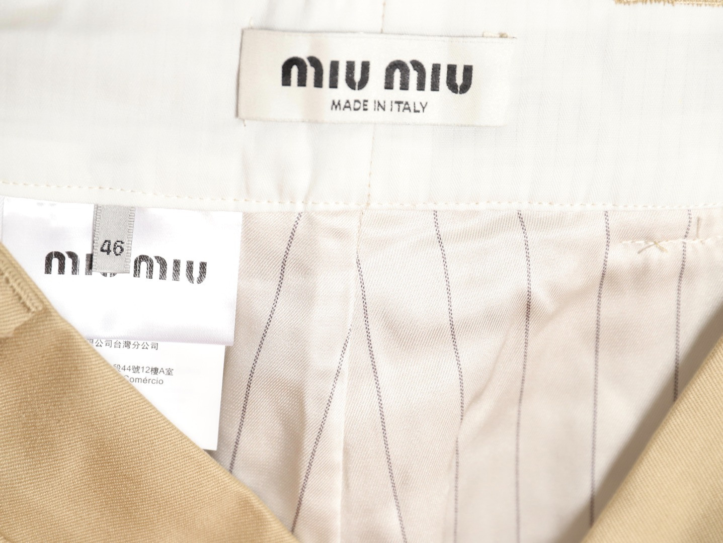 Miu miu 25SS shorts