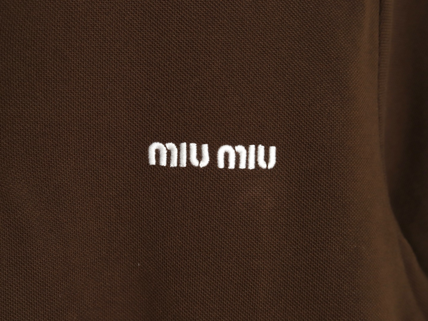 MIU MIU MM Short-sleeved Polo shirt
