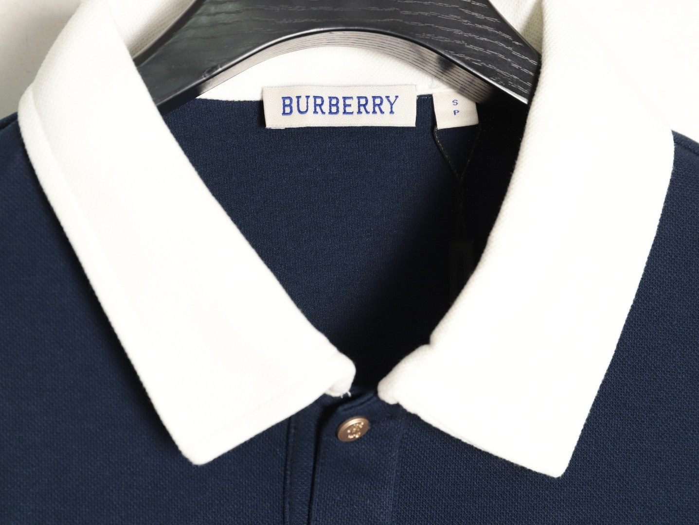 B**rry long-sleeved polo shirt
