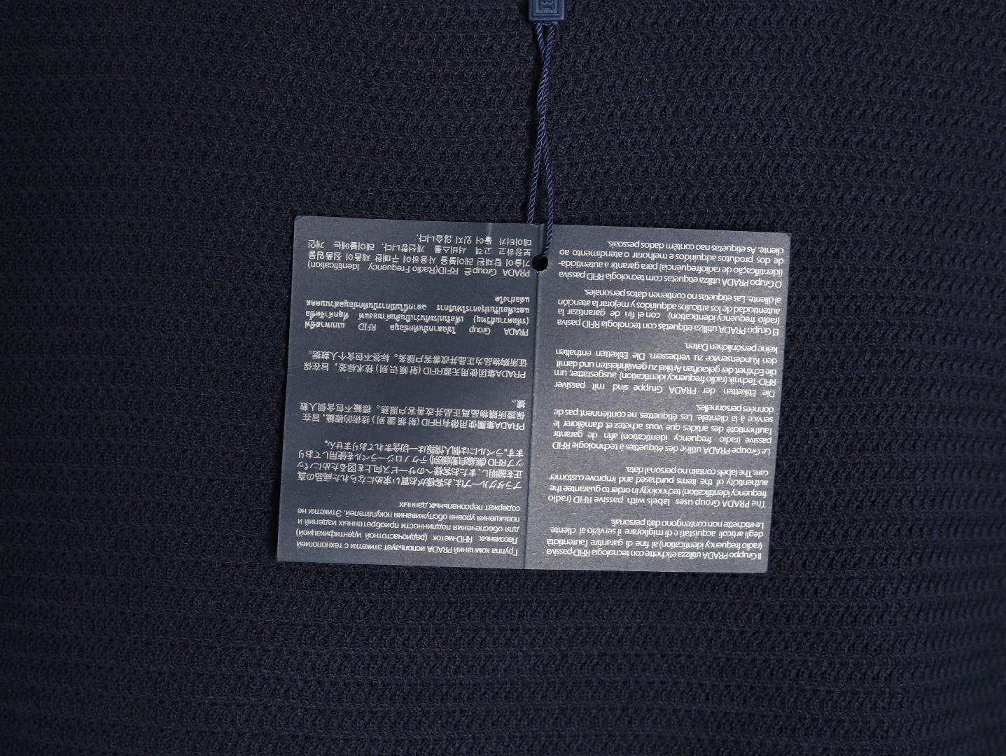 Pra*a prd knitting short-sleeved