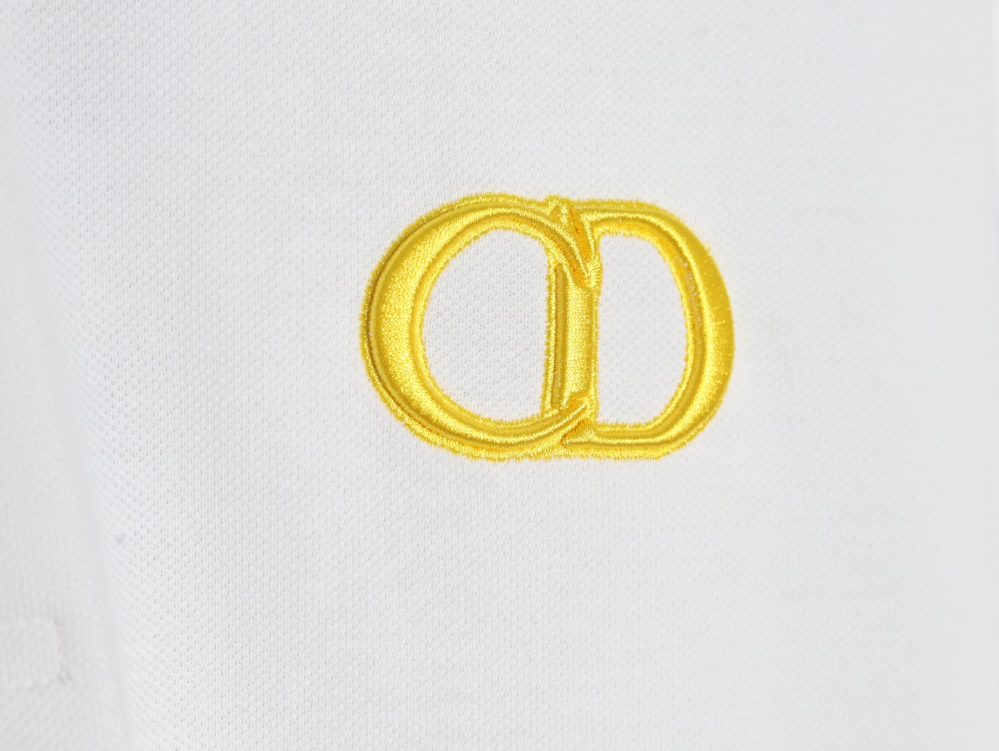 D*or 22ss short-sleeved polo shirt