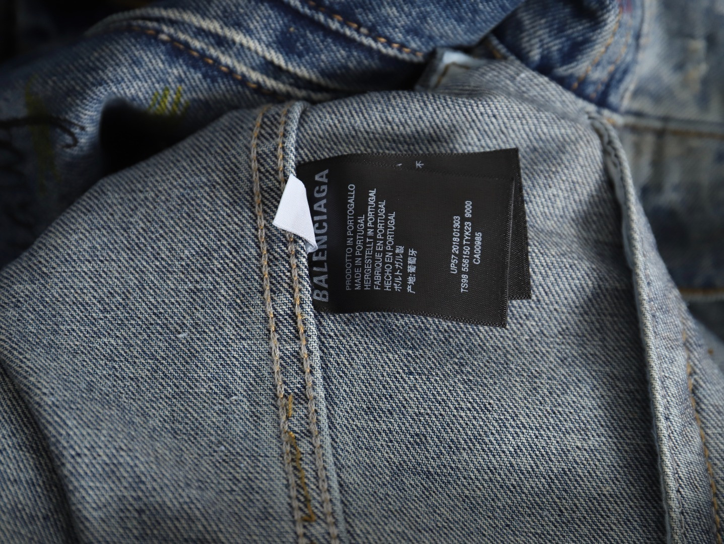 Ba*len*cia*ga denim coats