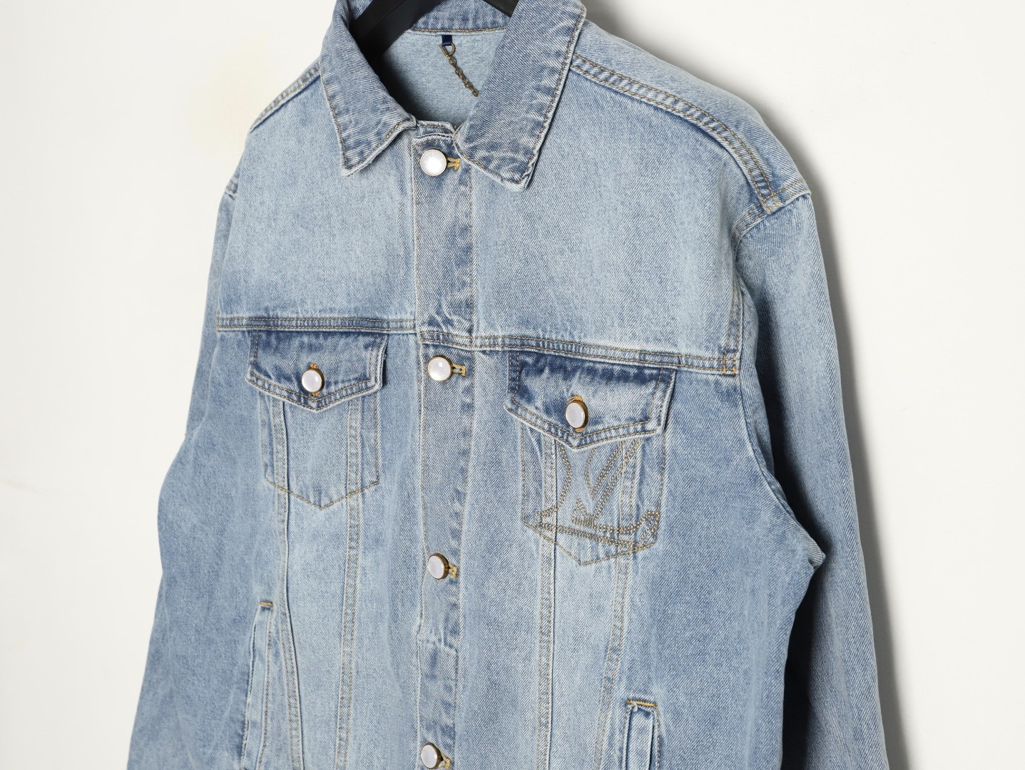 l0*is V*t0n 25fw denim jacket suit