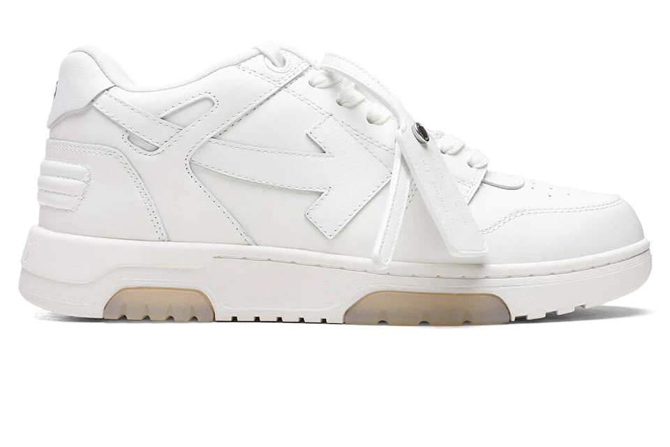 OFF-WHITE Out Of Office OOO Low Tops Triple White
