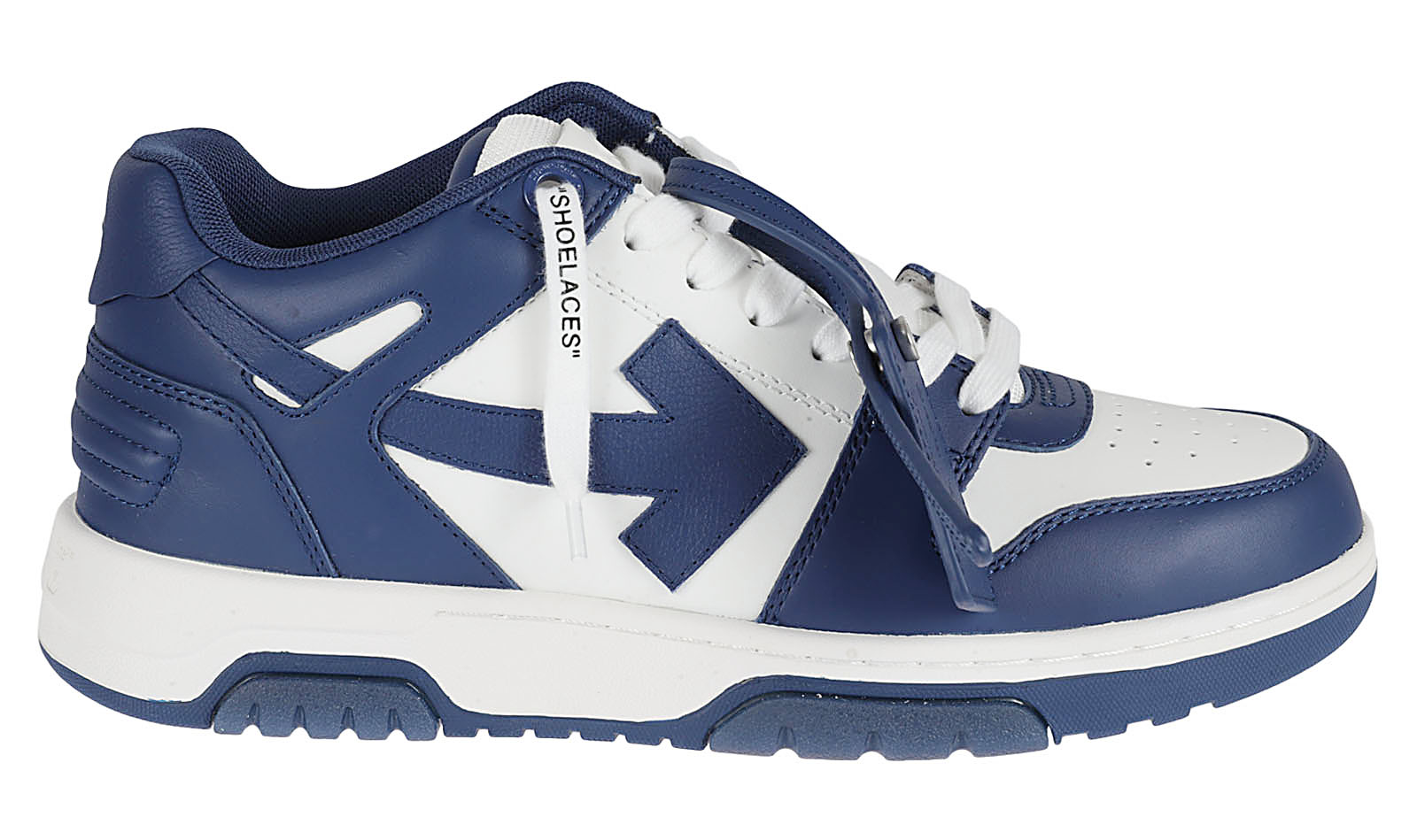 Off-White Out Of Office Leather Sneaker Dark Blue White