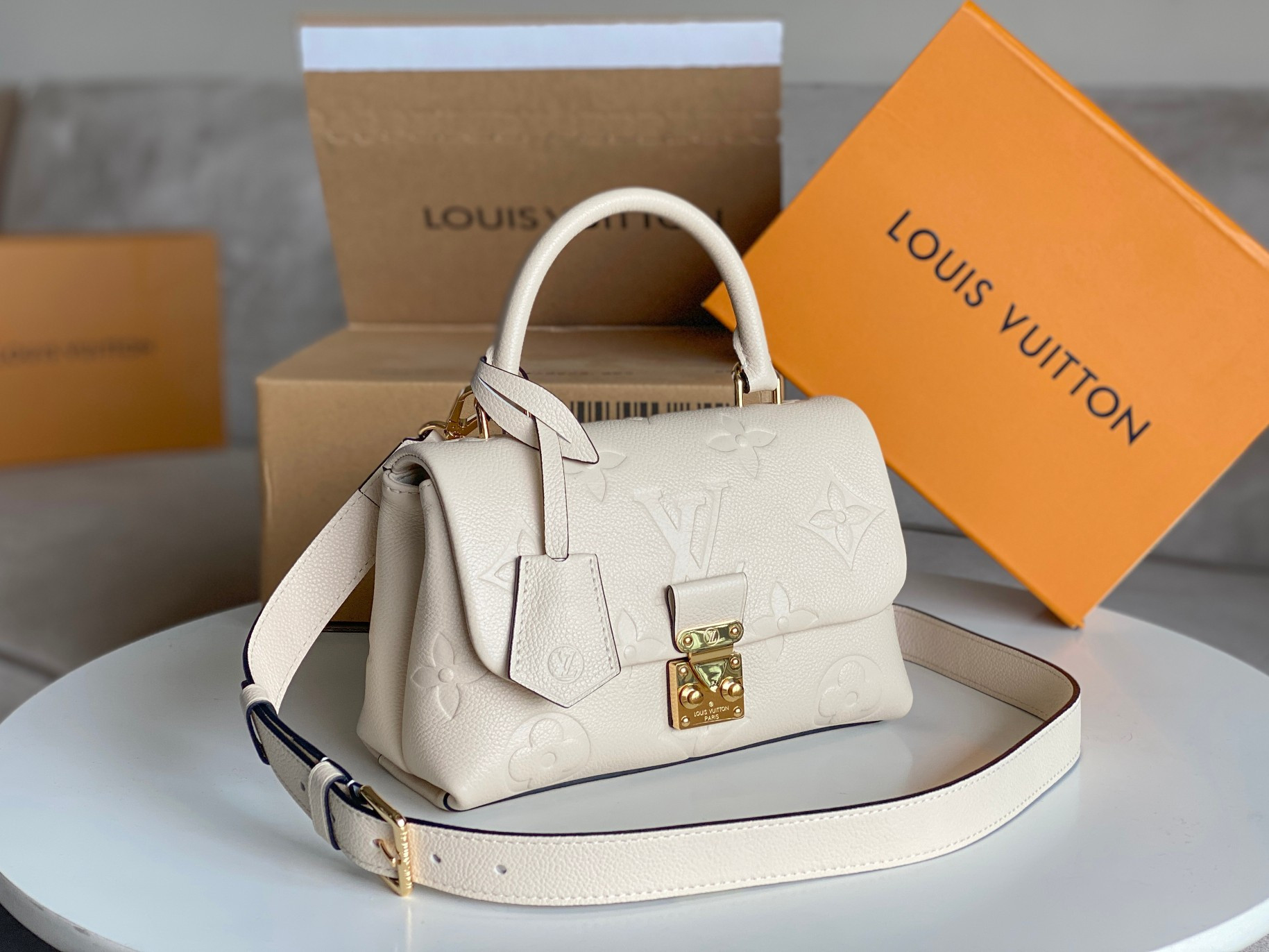 LV MADELEINE BB M46008 9.4 x 6.7 x 3.3 inches