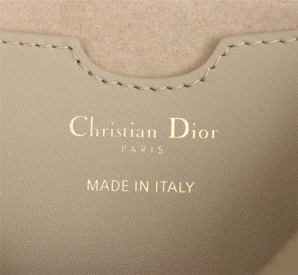 large D*or bobby bag beige box calfskin