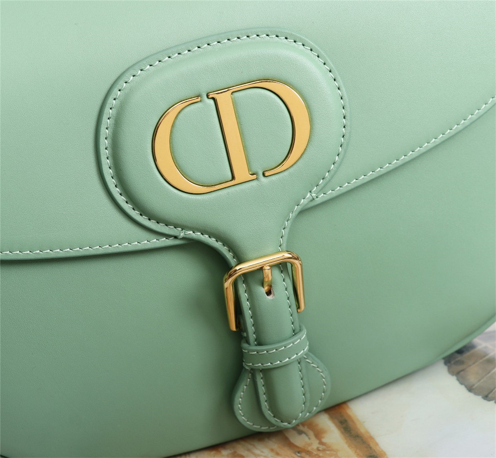 large D*or bobby bag green box calfskin