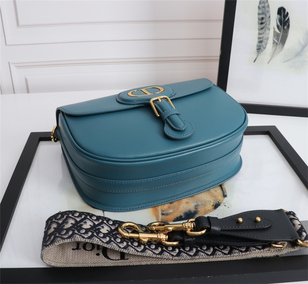 large D*or bobby bag navy box calfskin