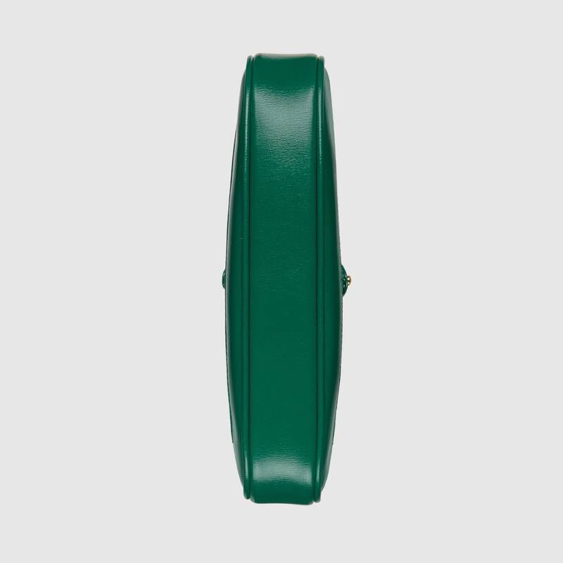G*u*i jackie 1961 mini shoulder bag green 7.5"w x 5.1"h x 1.2"d