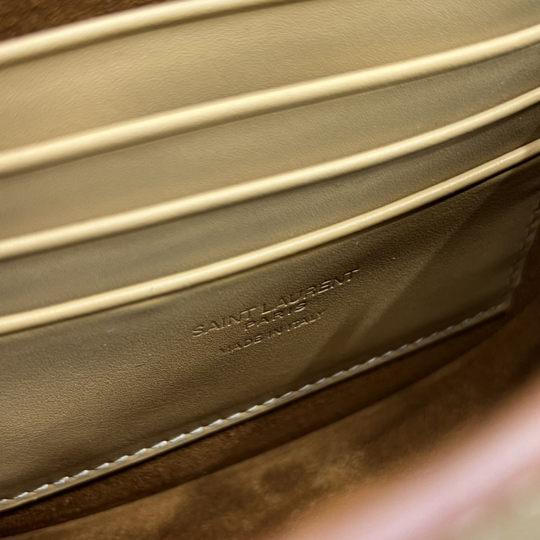 Y*L kaia small satchel in smooth leather 15x14x4.5cm