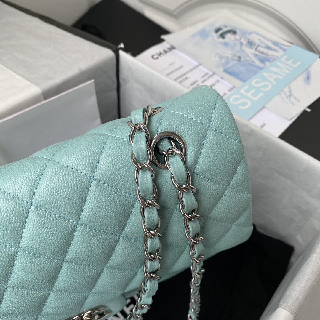 Ch*el classic flap bag 15.5×25.5×6.5cm