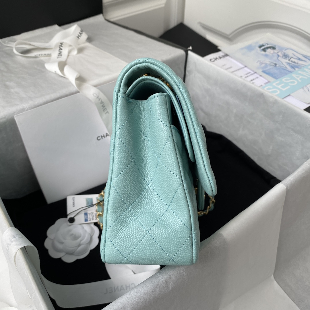 Ch*el classic flap bag 15.5×25.5×6.5cm
