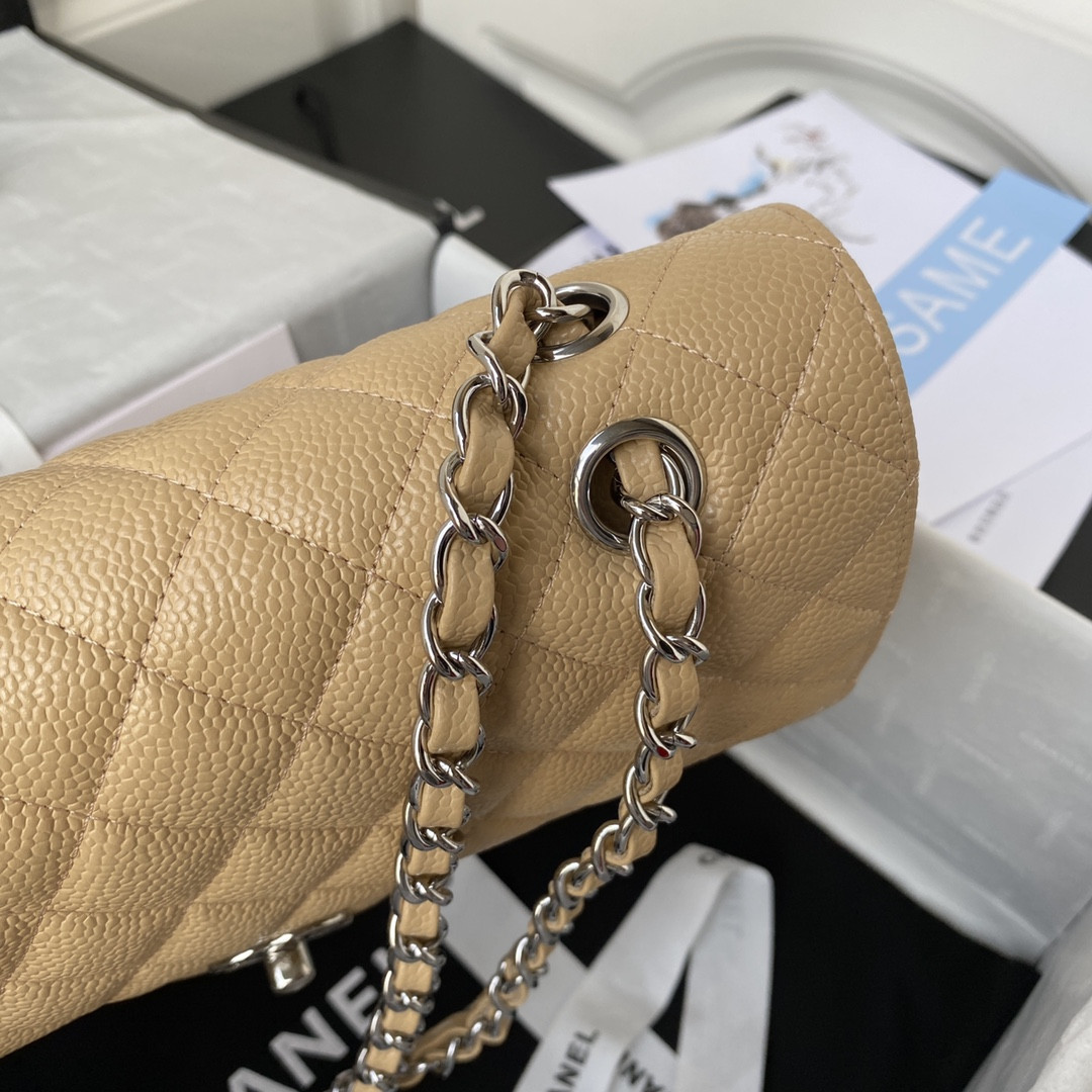 Ch*el classic flap bag 15.5×25.5×6.5cm