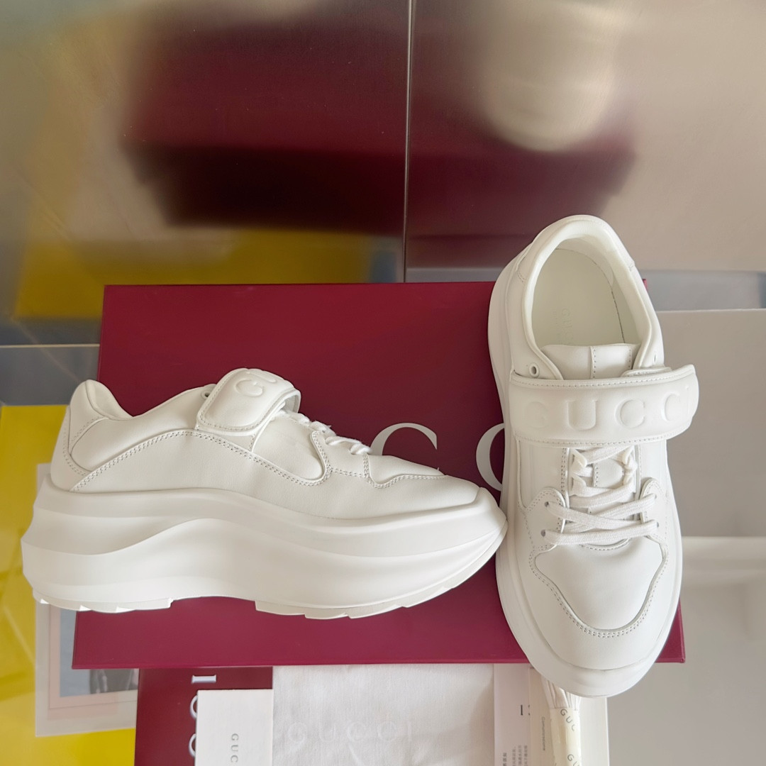ua G*u*i wave wedge sneaker