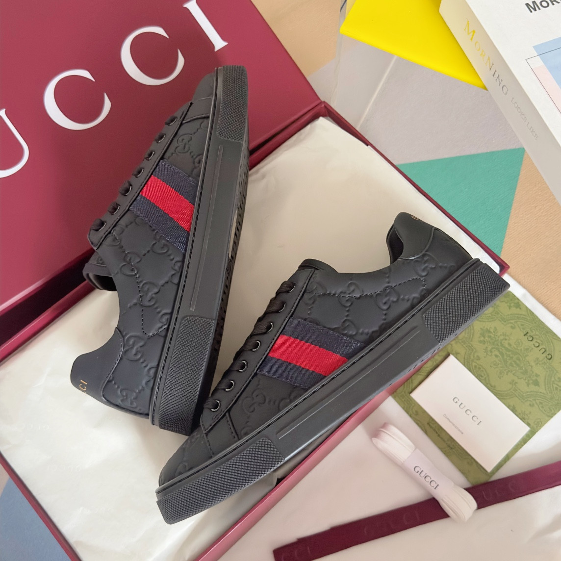 ua G*u*i ace sneaker with web