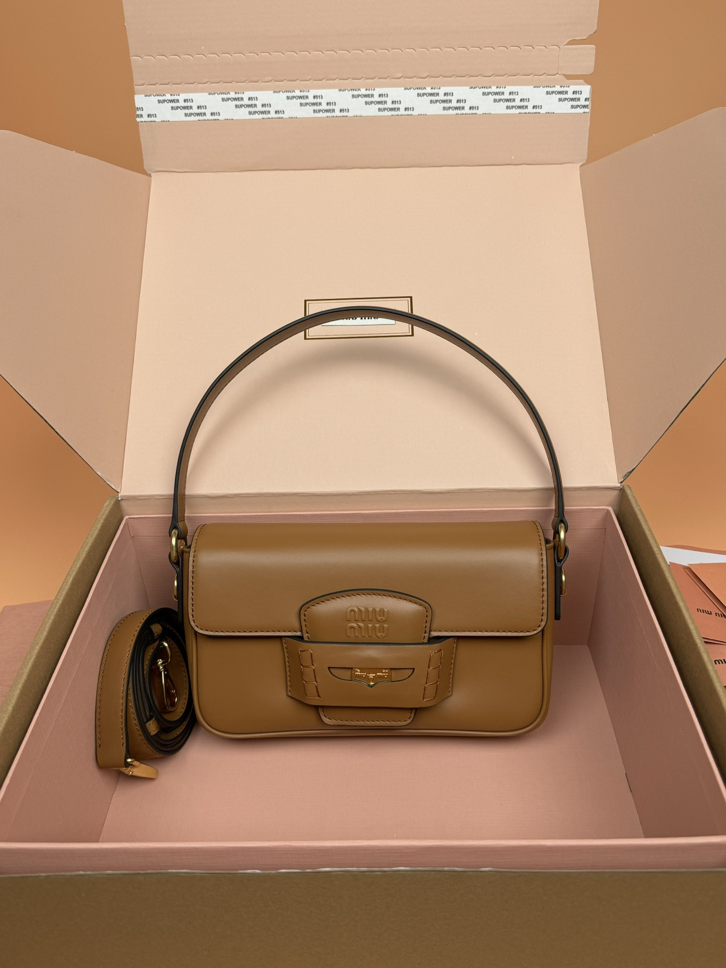 Miu Miu Penny Leather Bag 23×13.5×5cm