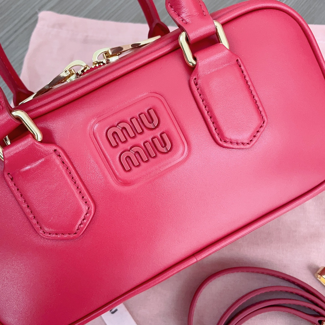 Miu Miu Arcadie leather bag 10.5x22x7.5cm