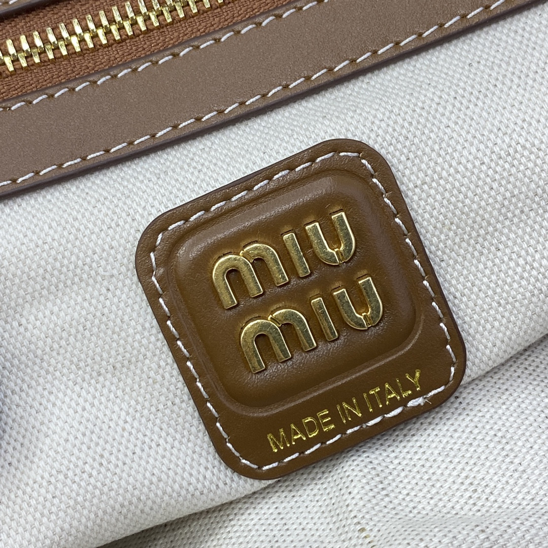 Miu Miu Canvas Beau bag 23x34x10cm