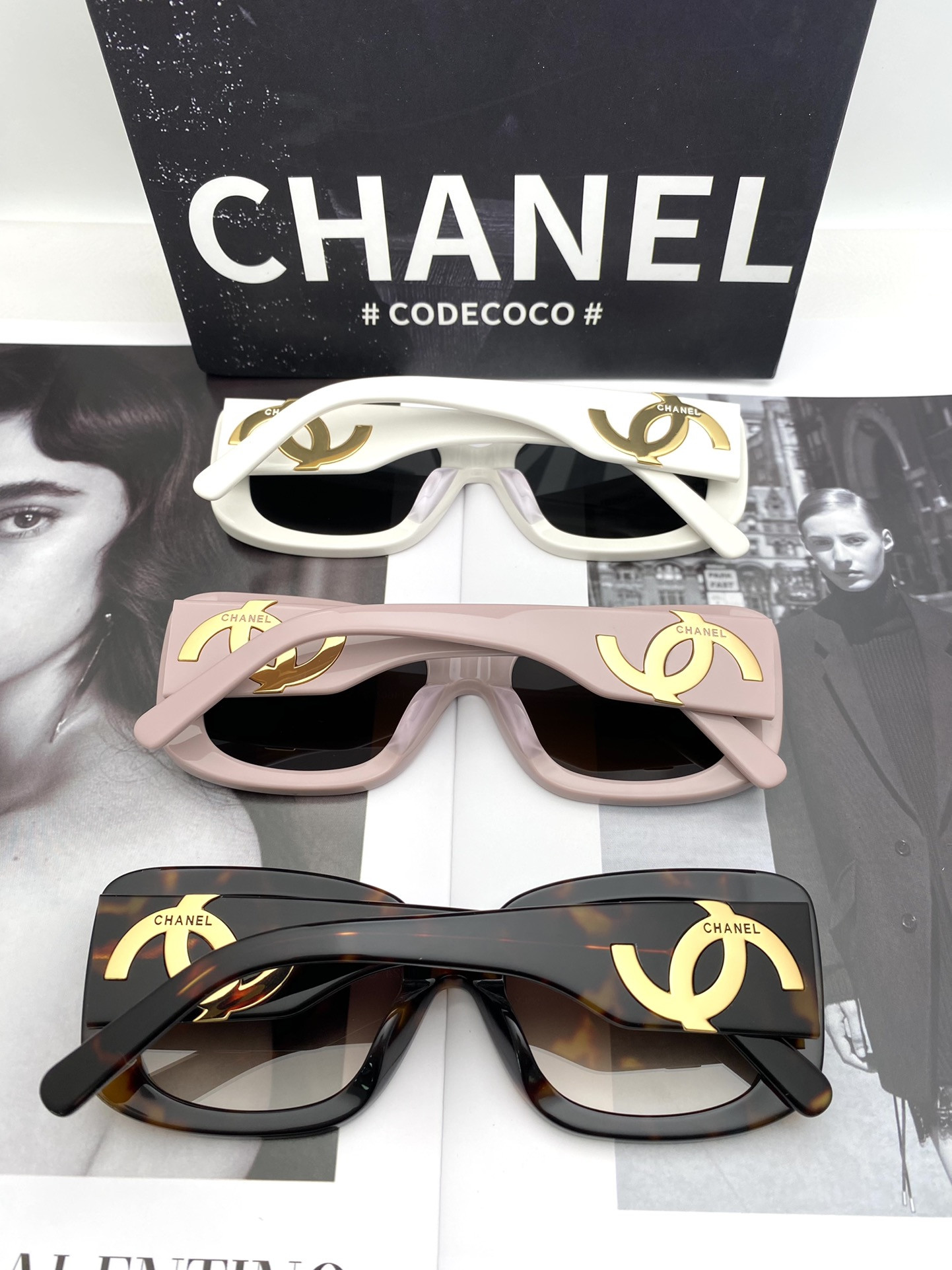 Ch*el glasses ch6824 53-19-145