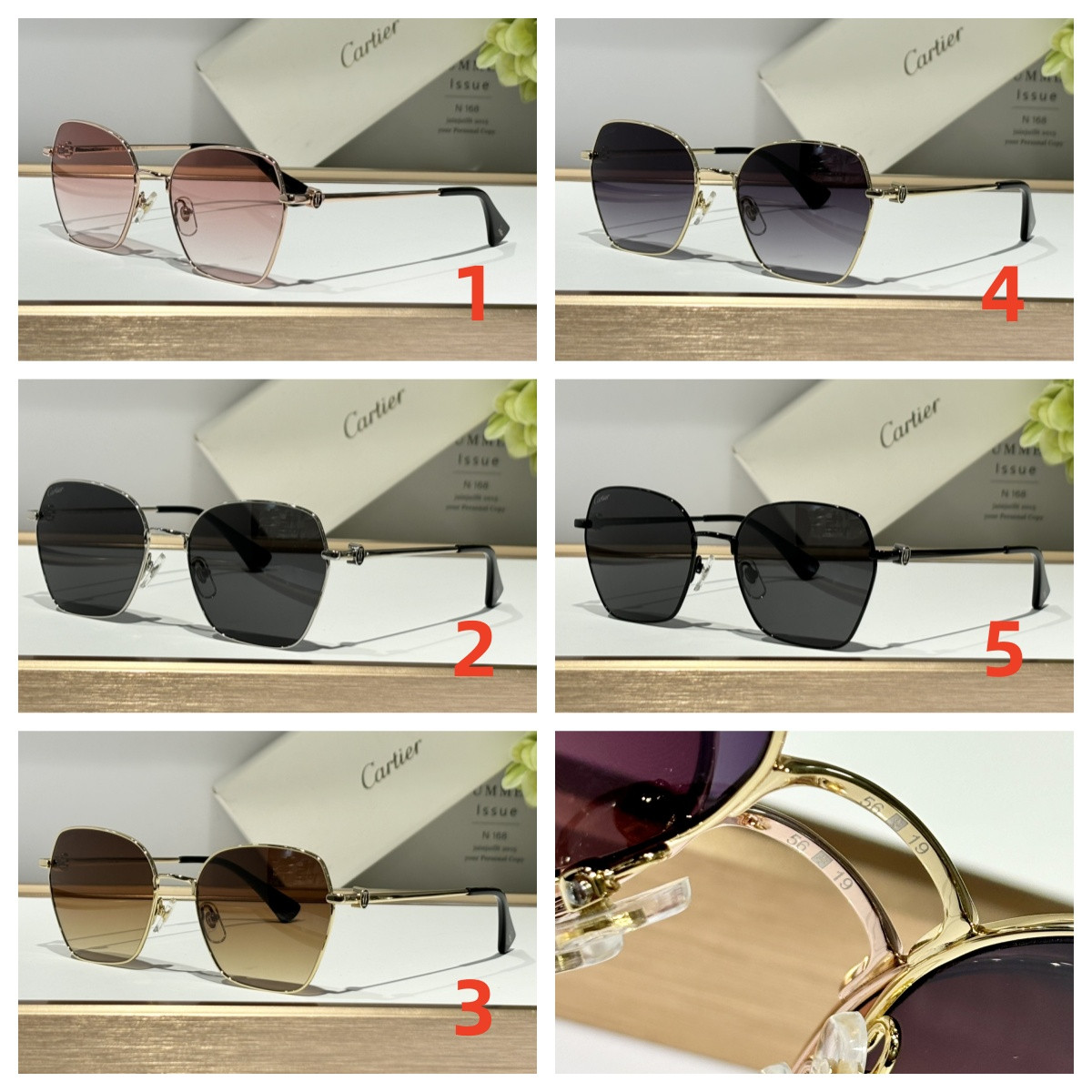 Ca*t*er glasses ct0413o 56-19-140